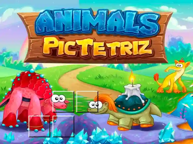 Mchezo Animals Pic Tetriz online
