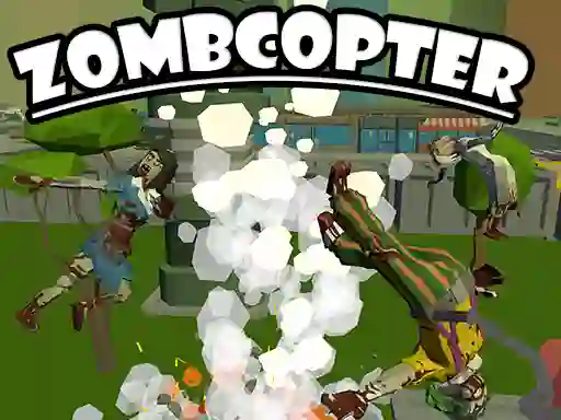Mchezo Zombcopter online
