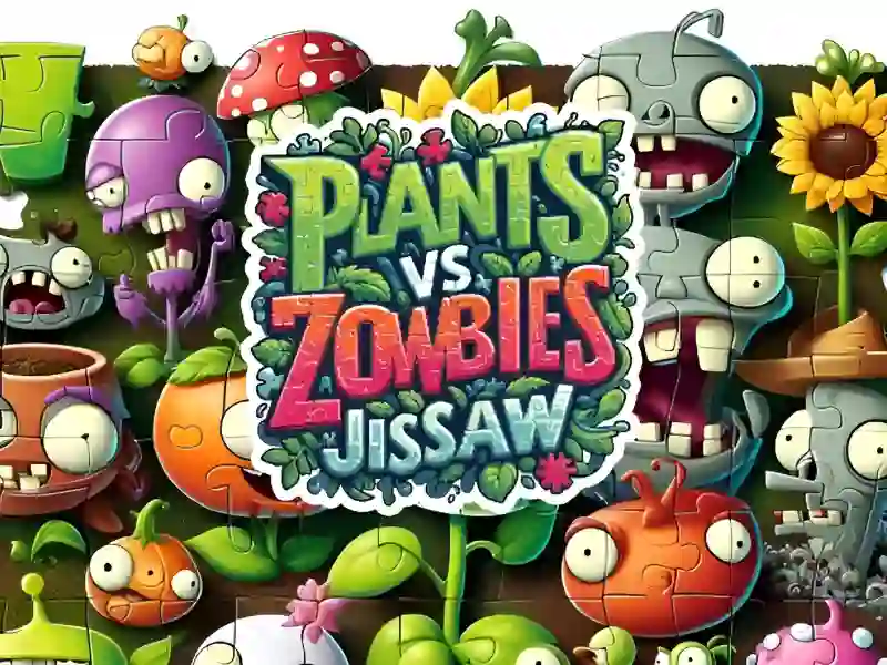 Mchezo Plants vs Zombies Jigsaw online