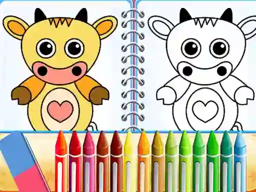 Mchezo Lovely Pets Coloring Pages online