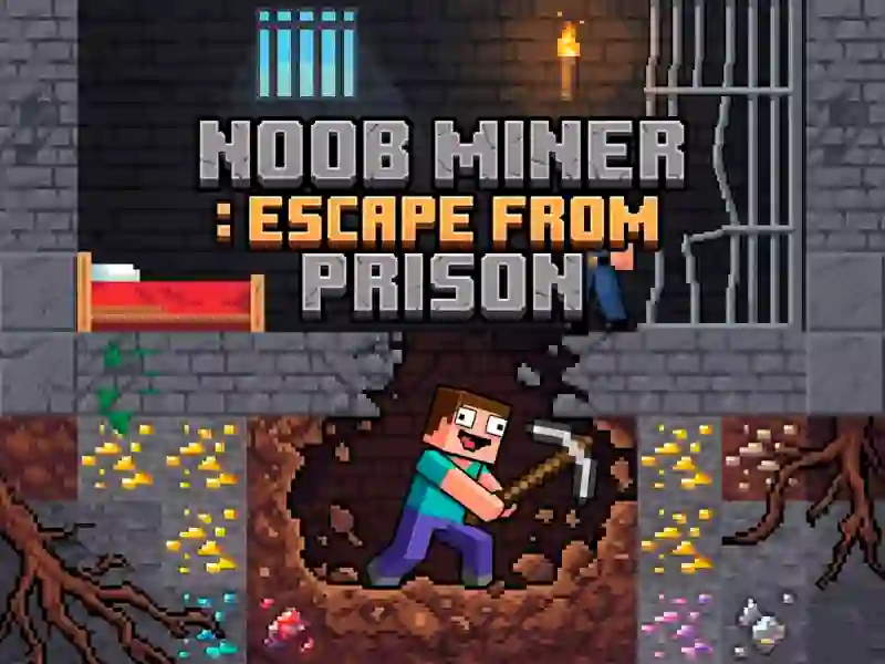 Mchezo Noob Miner: Escape From Prison online