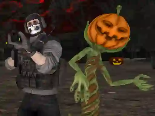 Mchezo Masked Forces: Halloween Survival online