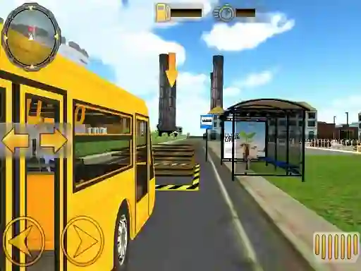 Mchezo School Bus Driving Simulator online