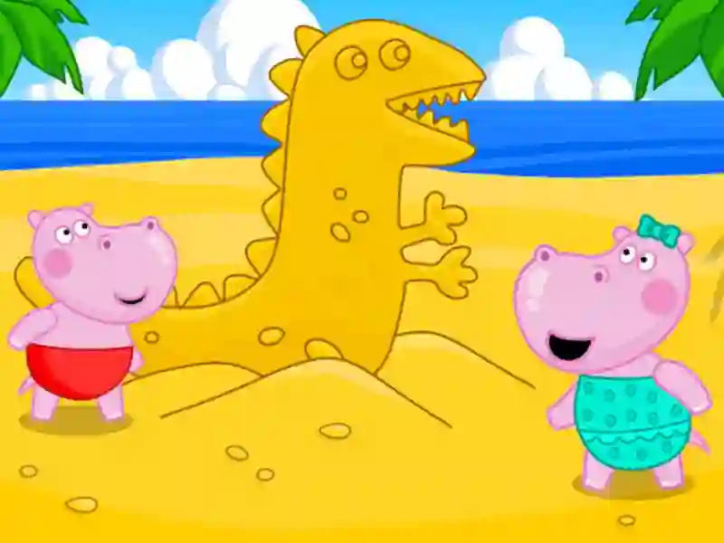 Mchezo Hippo Beach Adventures online