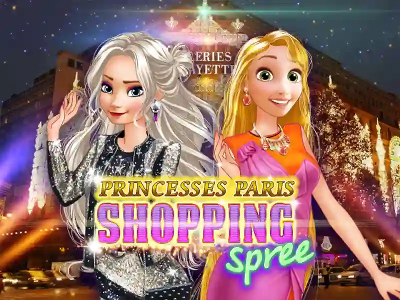 Mchezo Princesses in Paris: fun shopping online