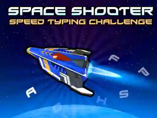 Mchezo Space Shooter: Speed Typing Challenge online