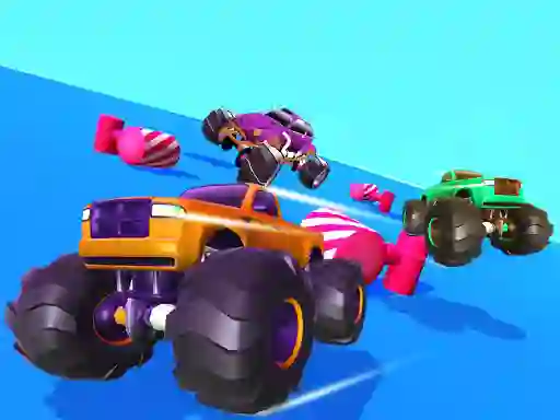Mchezo Fall Cars Ultimate Knockout Race online