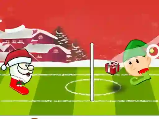 Mchezo Santa winter head soccer online