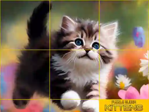 Mchezo Puzzle Sliding Kittens online