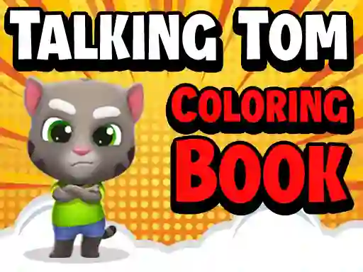 Mchezo Talking Tom Coloring Books online