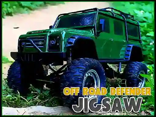 Mchezo Off Road Defender Jigsaw online