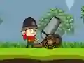 Mchezo Cannons and Soldiers mountain offense online