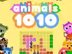 Mchezo 1010 Animals online