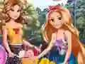 Mchezo Princesses Bike Trip online