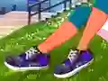 Mchezo DIY Galaxy Shoes online