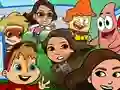 Mchezo Nickelodeon Tag attack online