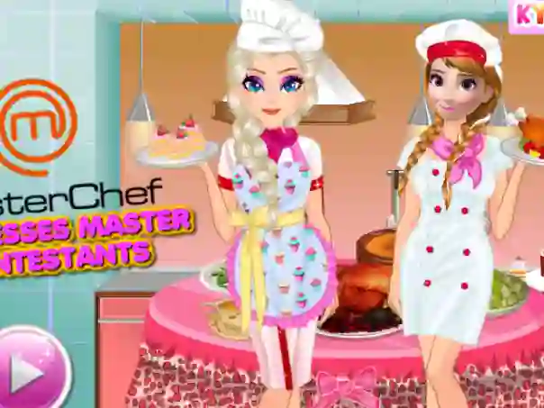 Mchezo Princesses Masterchef Contestants online