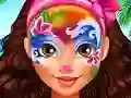 Mchezo Oceania Princess Moana Face Art online