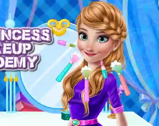 Mchezo Ice Princess Make Up Academy online