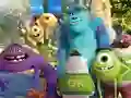 Mchezo Monsters University Tic-Tac-Throw online