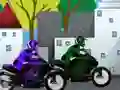 Mchezo Bike Racing Math Integers online