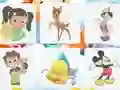Mchezo Cartoon Characters: Memory online