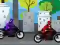 Mchezo Bike Racing math Comparison online