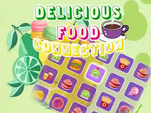 Mchezo Delicious Food Connection online