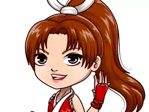 Mchezo Chibi Fighter Dress Up Game online