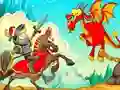 Mchezo Knight And Dragons online