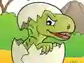 Mchezo Dino Coloring Game online