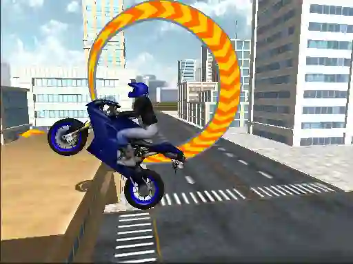 Mchezo Moto City Stunt online