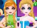 Mchezo Princesses Trendy Social Networks online