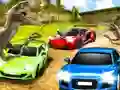 Mchezo Dino Car Race online
