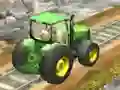 Mchezo Chained Tractor Towing Train Simulator online