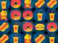 Mchezo Fast Food Match 3 online
