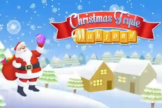 Mchezo Christmas Triple Mahjong online