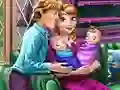 Mchezo Ice Princess Family Day online