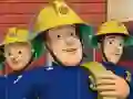 Mchezo Fireman Sam Puzzle Slider online
