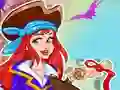 Mchezo Pirate Princess Halloween Dress Up online