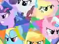 Mchezo Pony Round Puzzle online