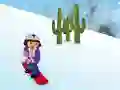 Mchezo Dora Snow skates online