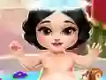 Mchezo Snow White Baby Bath online