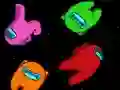 Mchezo Among Them Space Puzzle online