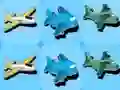 Mchezo Big Fast Airplanes Match 3 online