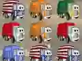 Mchezo Garbage Trucks Matching online