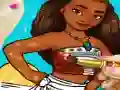 Mchezo Moana Coloring Book online