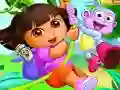 Mchezo Dora the explorer Hidden stars online