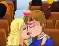 Mchezo Yellow Bus Kiss online