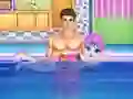 Mchezo Baby Taylor Learn Swimming online